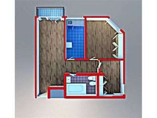 Departamento 3 ambientes con vista abierta