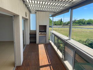 Departamento 3 ambientes con balcón aterrazado y cochera cubierta en Barrancas de Iraola