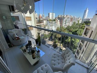 Hermoso departamento 4 ambientes piso alto en venta Palermo vista al Botánico