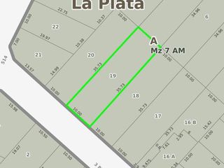 Terreno en venta -357mts2 totales - La Plata