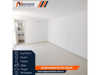 Apartamento 3 Alcobas + Alcoba de Servicio