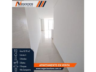 Apartamento 3 Alcobas + Alcoba de Servicio