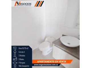 Apartamento 3 Alcobas + Alcoba de Servicio