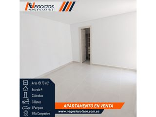 Apartamento 3 Alcobas + Alcoba de Servicio