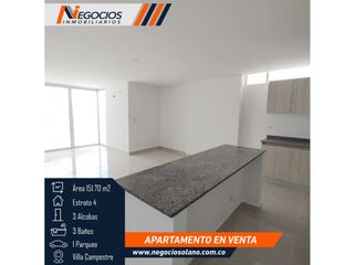 Apartamento 3 Alcobas + Alcoba de Servicio