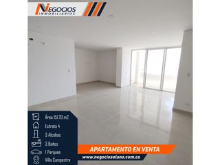 Apartamento 3 Alcobas + Alcoba de Servicio