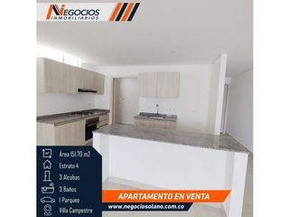 Apartamento 3 Alcobas + Alcoba de Servicio