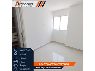 Apartamento 3 Alcobas + Alcoba de Servicio