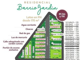Venta Terreno c/escritura - Barrio cerrado 85bis y 116 - La Plata