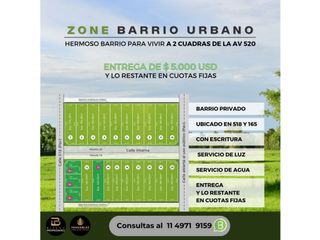 Barrio Urbano 518 y 165, La Plata
