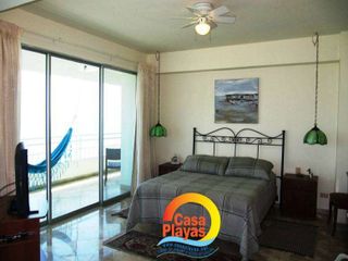 Departamento de Alquiler, Carabelas de Colon Playas, 3 dormitorios, área con piscina, vista espectacular, seguridad.