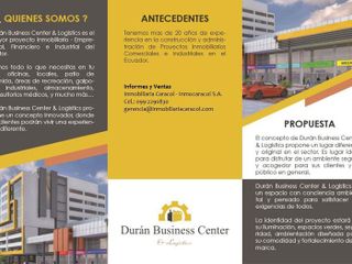 Durán Bussiness Center & Logistics es el mayor proyecto Inmobiliario -