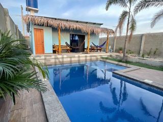 Se vende casa en Villamil Playas, Urb Mar Paraíso Km 1.5 Vía el Morro, HenG