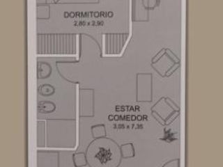 Departamento en venta de 1 dormitorio en Cofico en calle Jujuy al 1500