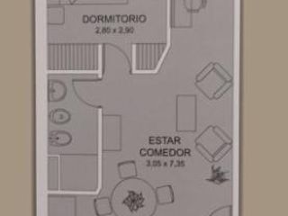 Foto 2 de Departamento en venta de 1 dormitorio en Cofico en calle Jujuy al 1500