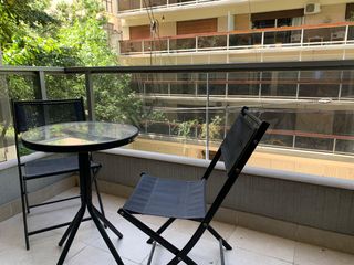 Studio en Belgrano con balcón en edificio nuevo