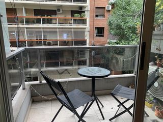 Studio en Belgrano con balcón en edificio nuevo