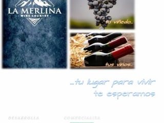 Terrenos La Merlina Country Wine - La Consulta Mendoza