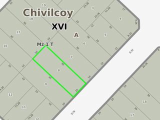 Terreno en venta - 300 mts2- Chivilcoy