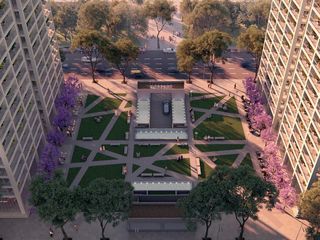 Loft  divisible con cochera en Venta , piso 28 , Quartier Del Bajo . Torre 2.