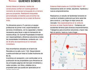 GAONA Y DONATO ALVAREZ - LIDERES EN TERRENOS - GUIMAT PROPIEDADES