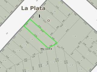 Terreno en venta - 111mts2 - La Plata