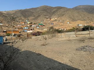 Venta De Lote De Terreno De 1000 Metros En Quebrada Retamal, Manchay