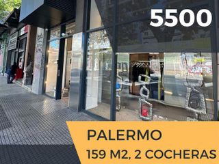 HERMOSO Local, Palermo Hollywood, Edificio Categoría, 159 m2, 2 cocheras!