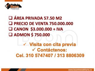 Foto 11 de *VENTA ARRIENDO OFICINA 57 M2 NORTH POINT