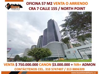 Foto 1 de *VENTA ARRIENDO OFICINA 57 M2 NORTH POINT