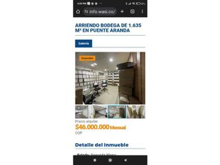 Foto 8 de BODEGA INDUSTRIAL EN ARRIENDO SECTOR PUENTE ARANDA, BOGOT