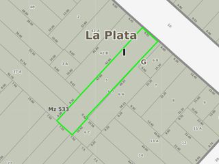 Terreno en venta - 559Mts2 - La Plata