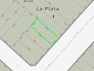 Terreno en venta - 300Mts2 - La Plata