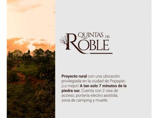 Foto 4 de PROYECTO-GEA VENDE CASAS CAMPESTRES LOS ROBLES VIA TIMBIO