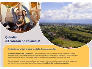Se Vende Apartaestudio  Alquiler Turístico  Tebaida Quindio Nuevo