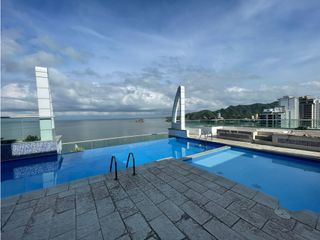 Venta Apartamento con vista frontal al mar, Rodadero Sur-Santa Marta.