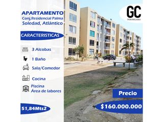 Foto 1 de se vende apartamento Conjunto Residencial Palma