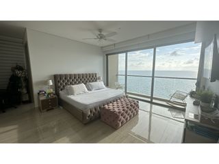 SE VENDE ESPECTACULAR APTO  DUPLEX VISTA  FRENTE AL MAR EN BQUILLA