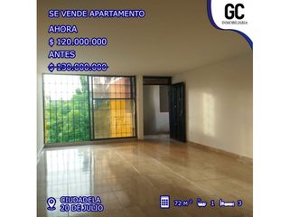 Foto 1 de Se vende Apartamento / Ciudadela 20 de Julio, Soledad