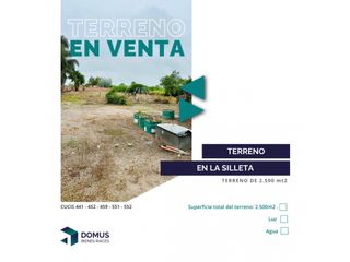 Foto 1 de VENTA TERRENO LA SILLETA