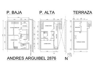 A. ARGUIBEL 2800 PH 4 AMB.  JARDIN, CAÑITAS S/EXP