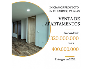 Foto 1 de APARTAMENTOS BARRIO J VARGAS- VENTA SOBRE PLANOS