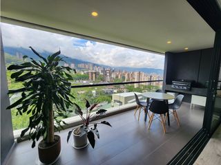 VENTA APARTAMENTO ALTOS DEL POBLADO, VISTA CIUDAD.