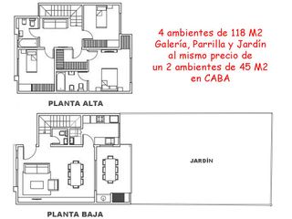 Foto 23 de OPORTUNIDAD 4 ambientes con galería y jardín de 118 M2