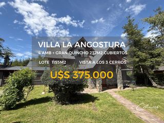 Foto 1 de VENTA CASA VILLA LA ANGOSTURA- 4 amb/parque, quincho - Centro-