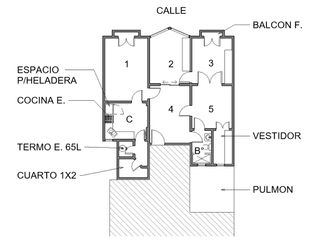 Foto 1 de Departamento - Balvanera