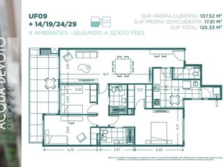 Foto 38 de Departamento 4amb con balcon terraza y amenities - Devoto