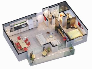 Foto 3 de Departamento en piso de categoria con 75 m2 totales en Lomas de Zamora