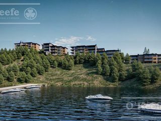 Foto 11 de Departamento 3 ambientes en venta en km14 Bariloche - Vista y costa de lago