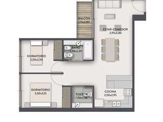 Foto 27 de DEPARTAMENTO EN VENTA A ESTRENAR DE 2 AMBIENTES EN ALMAGRO CON AMENITIES FINANCIACIÓN OPORTUNIDAD
